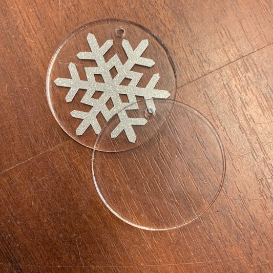 Akryl plast ringar ella pláta