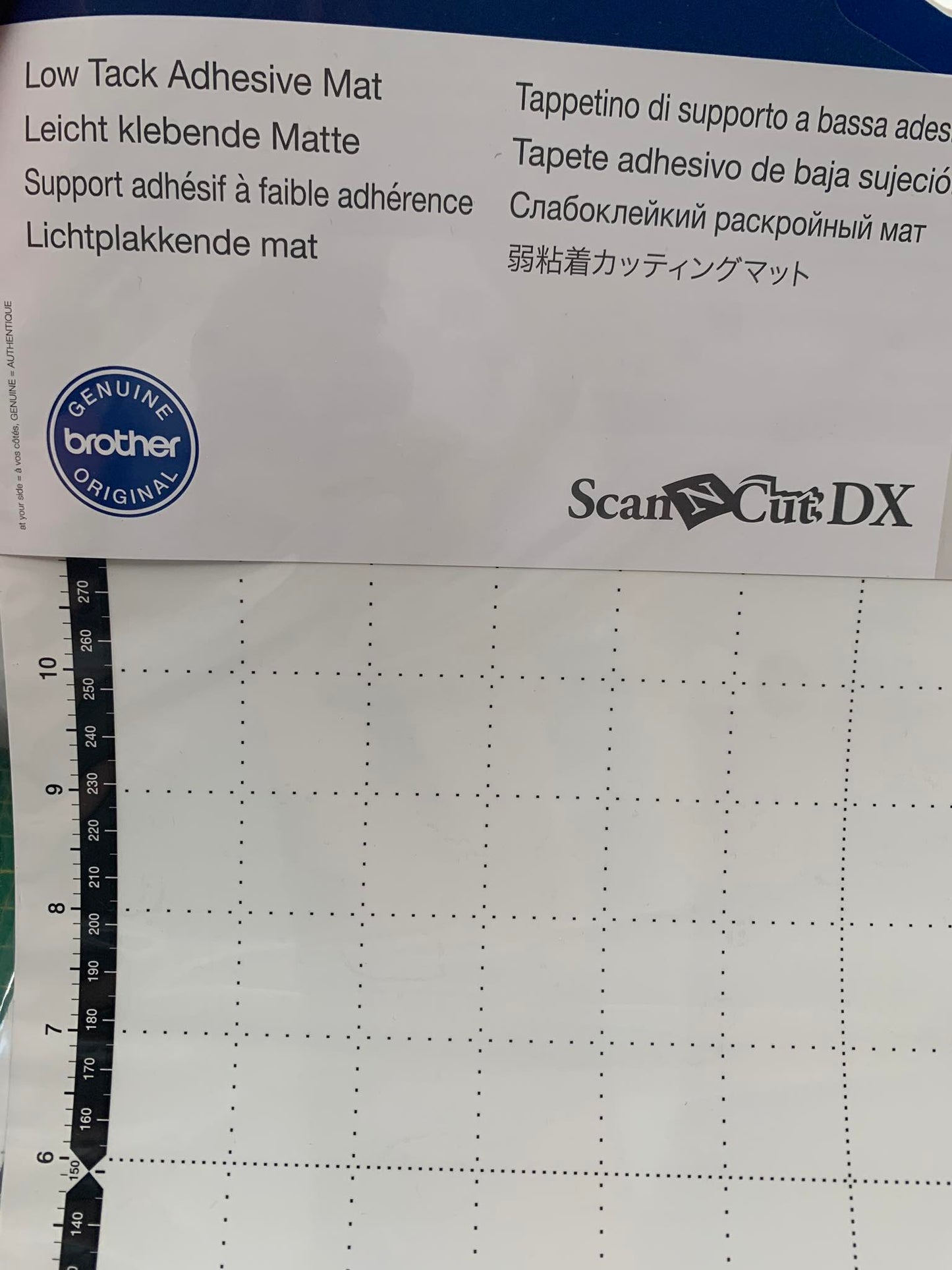 Low tack adhesive mátta dx