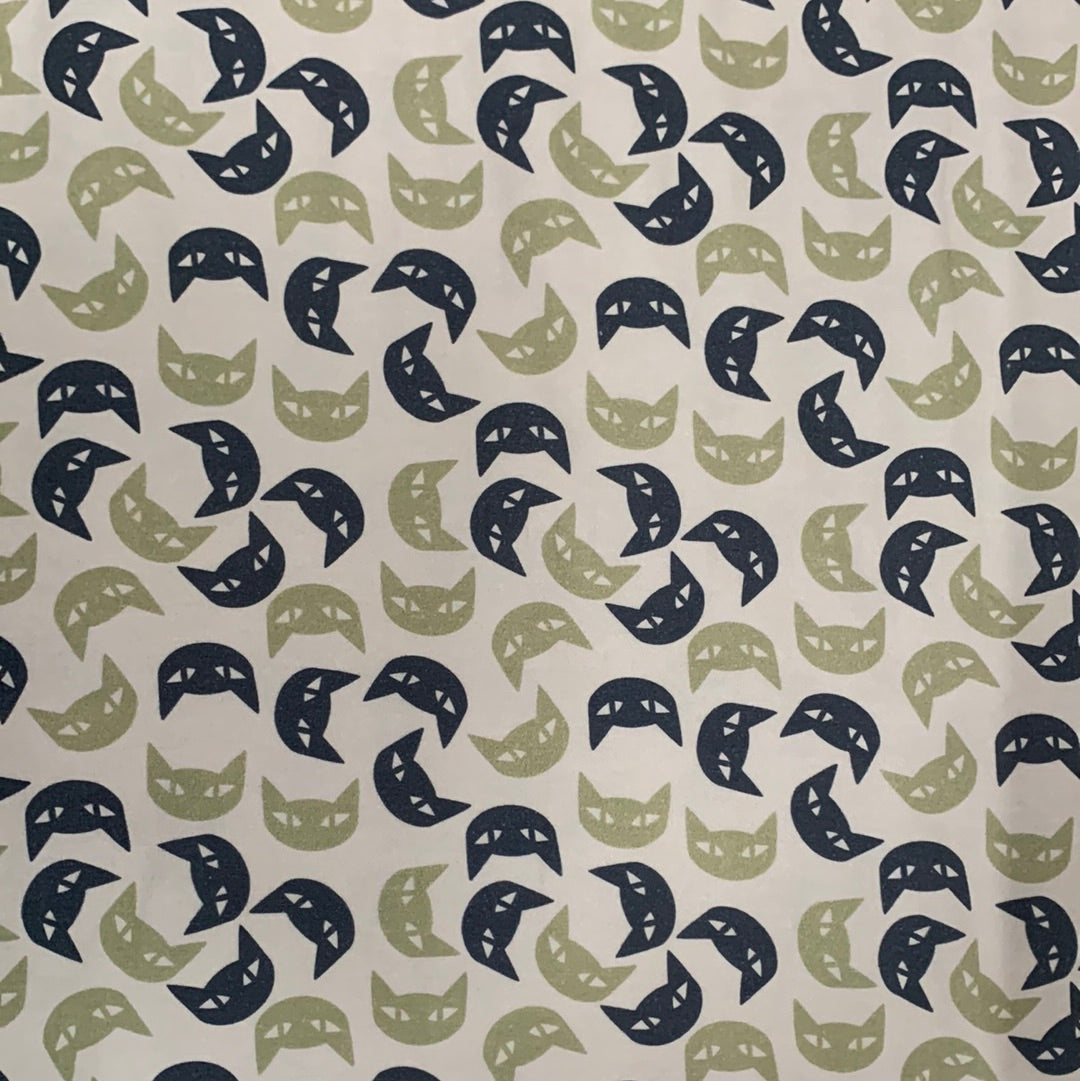 Ráhvítt við grønum og bláum