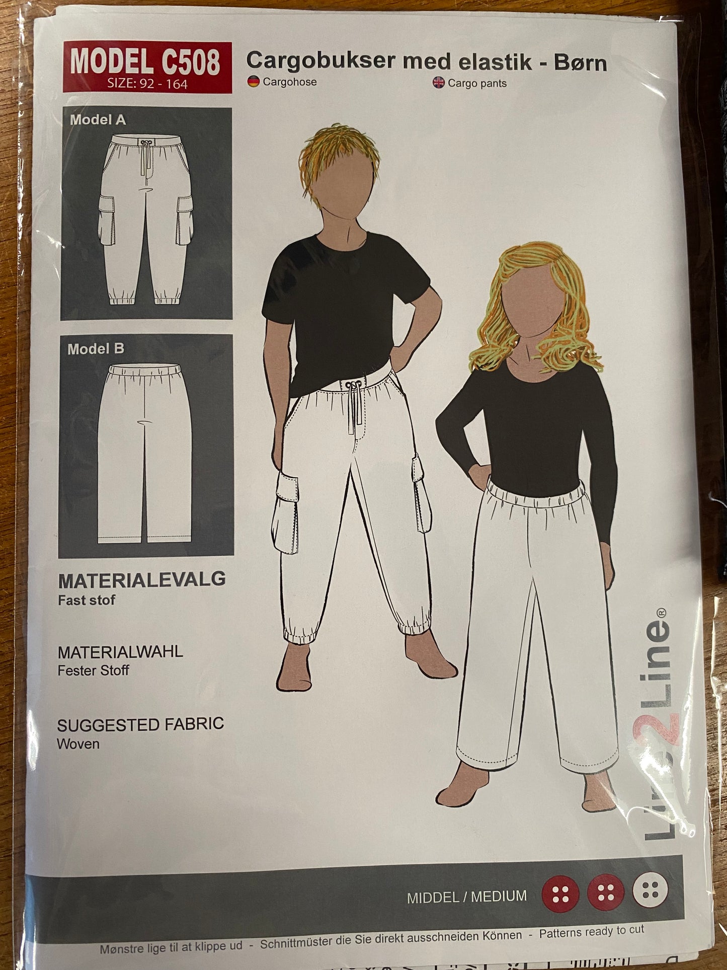 Cargopants med elastik - børn