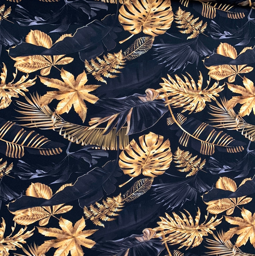 Svart við gull bløðum